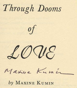 Through Dooms of Love - 1st Edition/1st Printing