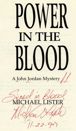 Power in the Blood - 1st Edition/1st Printing