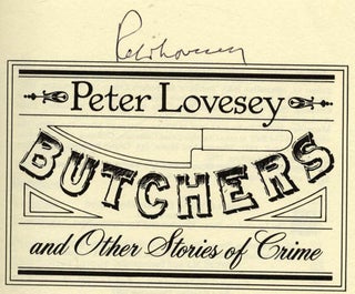 Butchers and Other Stories - 1st Edition/1st Printing
