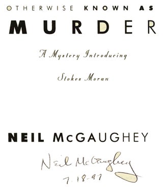 Otherwise Known as Murder - 1st Edition/1st Printing