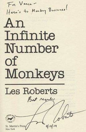 An Infinite Number of Monkeys - 1st Edition/1st Printing