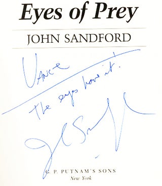 Eyes of Prey - 1st Edition/1st Printing