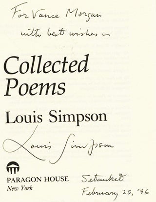 Collected Poems - 1st Edition/1st Printing