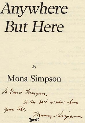Anywhere But Here - 1st Edition/1st Printing