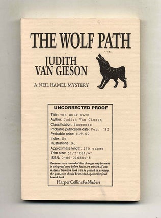 The Wolf Path - 1st Edition/1st Printing. Judith Van Giesson.