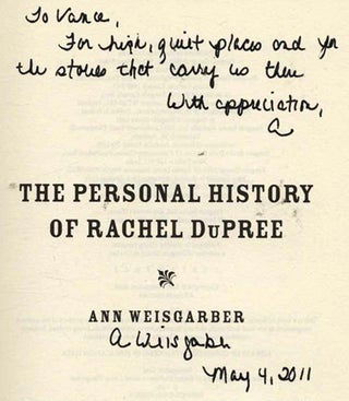 The Personal History of Rachel DuPree - 1st US Edition/1st Printing