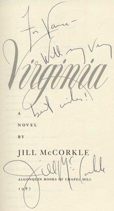 Tending To Virginia - 1st Edition/1st Printing