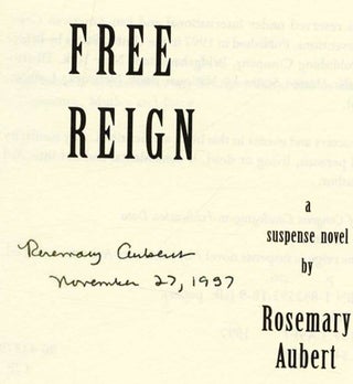 Free Reign - 1st Edition/1st Printing