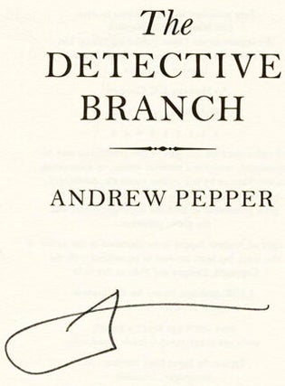 The Detective Branch - 1st Edition/1st Impression