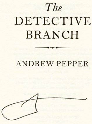 The Detective Branch - 1st Edition/1st Impression