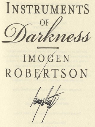 Instruments of Darkness - 1st Edition/1st Impression