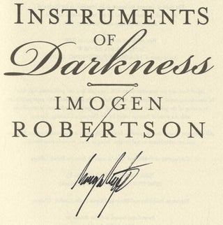 Instruments of Darkness - 1st Edition/1st Impression