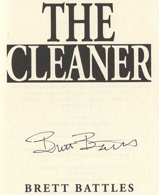 The Cleaner - 1st Edition/1st Printing