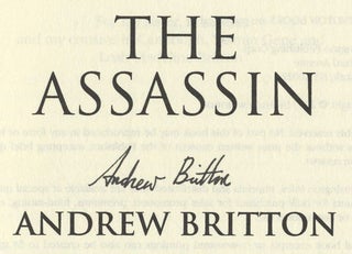 The Assassin - 1st Edition/1st Printing. Andrew Britton.