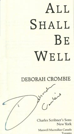 All Shall Be Well -1st Edition/1st Printing