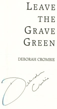 Leave the Grave Green -1st Edition/1st Printing