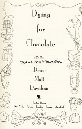 Dying for Chocolate - 1st Edition/1st Printing