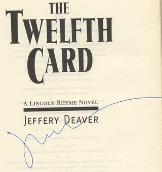 The Twelfth Card - 1st Edition/1st Printing