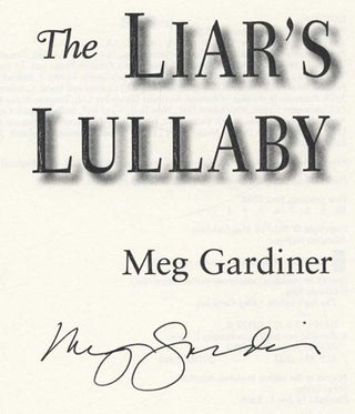 The Liar's Lullaby - 1st Edition/1st Printing