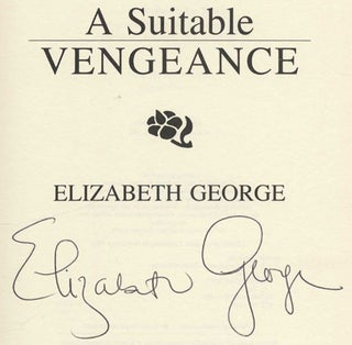 A Suitable Vengeance -1st Edition/1st Printing