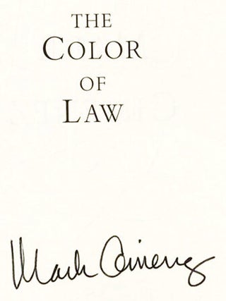 The Color of Law - 1st Edition/1st Printing