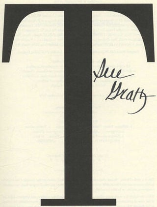 T is for Trespass -1st Edition/1st Printing