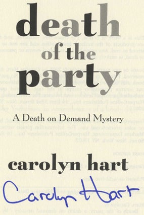 Death of the Party - 1st Edition/1st Printing