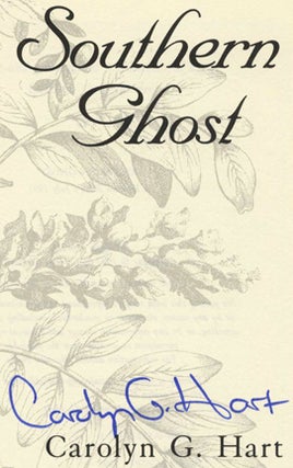 Southern Ghost - 1st Edition/1st Printing