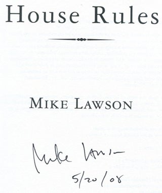 House Rules -1st Edition/1st Printing