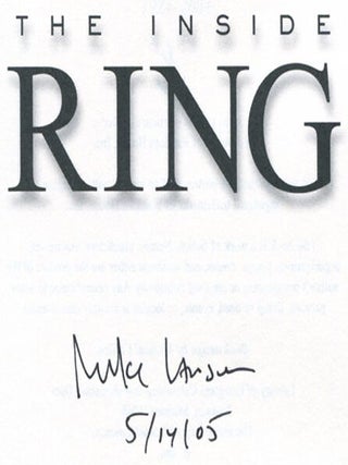 The Inside Ring -1st Edition/1st Printing. Michael Lawson.
