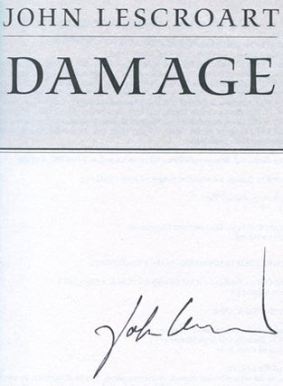 Damage - 1st Edition/1st Printing