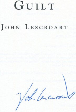 Guilt -1st Edition/1st Printing