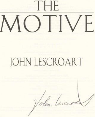 The Motive - 1st Edition/1st Printing