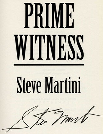 Prime Witness -1st Edition/1st Printing. Steve Martini.