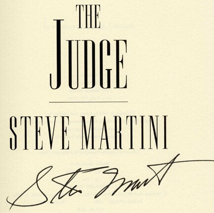 Book #25685 The Judge -1st Edition/1st Printing. Steve Martini.