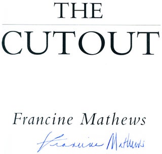 The Cutout - 1st Edition/1st Printing