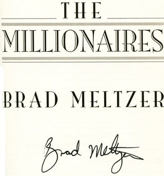 The Millionaires - 1st Edition/1st Printing