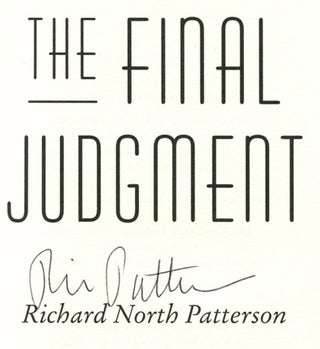 The Final Judgment - 1st Edition/1st Printing