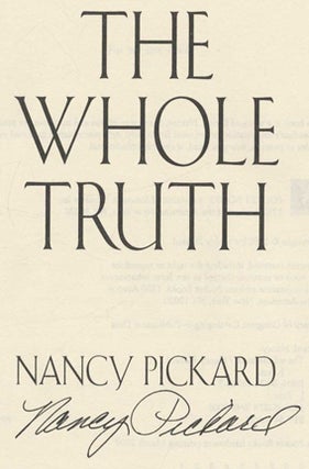 The Whole Truth - 1st Edition/1st Printing