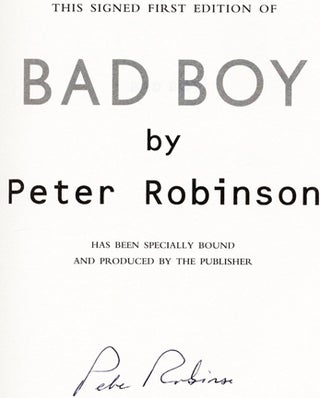 Bad Boy - 1st Edition/1st Printing