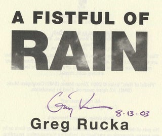 A Fistful of Rain - 1st Edition/1st Printing