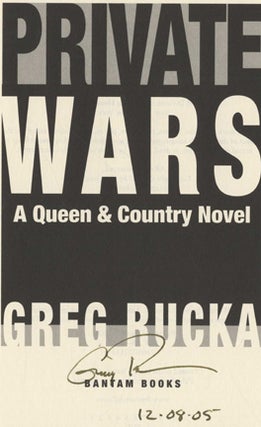 Private Wars - 1st Edition/1st Printing