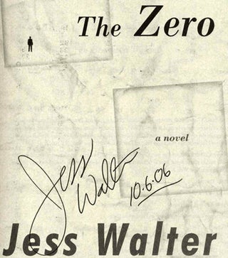 The Zero: A Novel - 1st Edition/1st Printing
