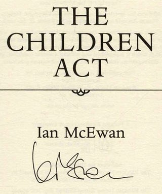 The Children Act - 1st Edition/1st Printing