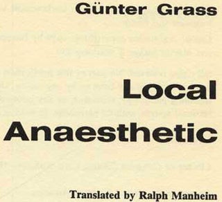 Local Anaesthetic - 1st US Edition/1st Printing