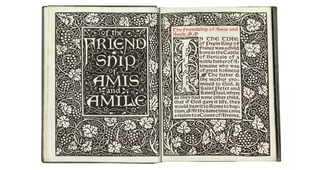 Book #26802 Of The Friendship Of Amis And Amile. William Morris, Kelmscott Press