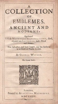 Labour Vertue Glorie Leaves from the Emblem Books of Gabriel Rollenhagen (1611) & George Wither (1635)
