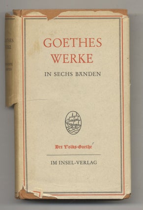 Book #27371 Goethes Werke In Sechs Banden