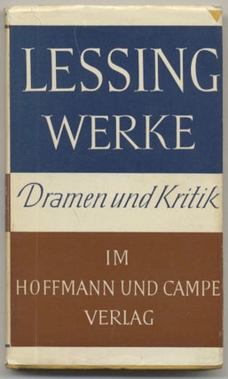 Book #27389 Gotthold Ephraim Lessing Werke. Gotthold Ephraim Lessing, Dr. Uwe Lassen