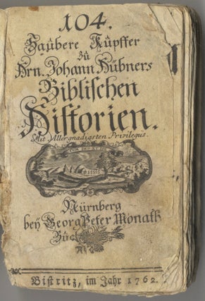 Book #27401 Zweymal Zwey Und Fünffzig Auserlesene Biblische Historien Aus Dem Alten Und Neuen...